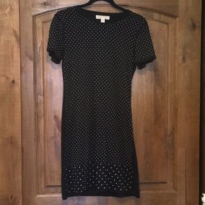 Black dress with silver studs